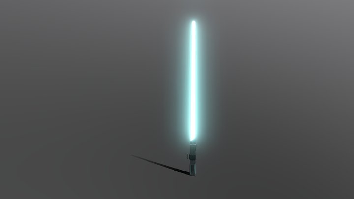 Anakin's First Lightsaber 3D Model