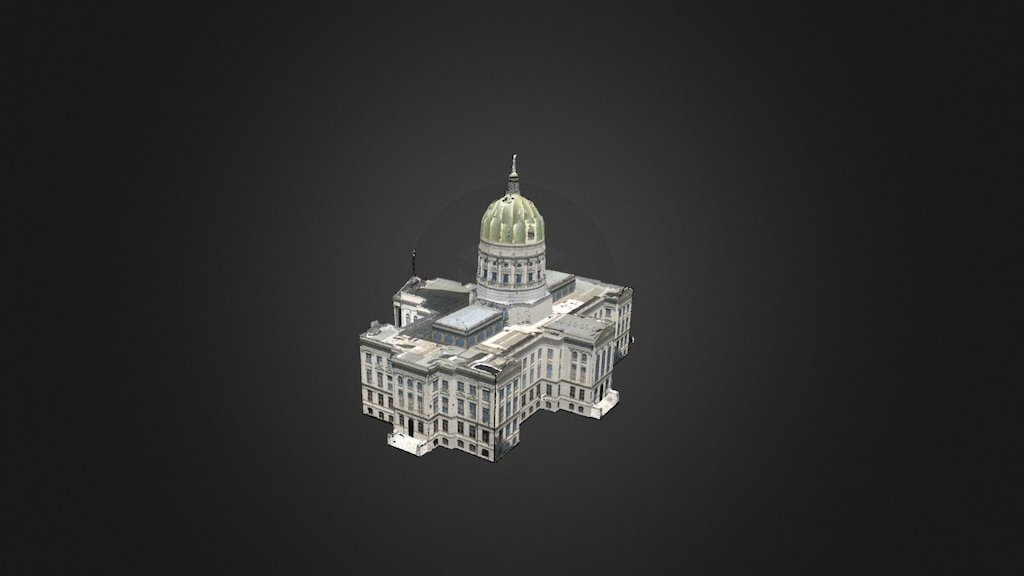 Georgia State Capitol point cloud - Re-sensing