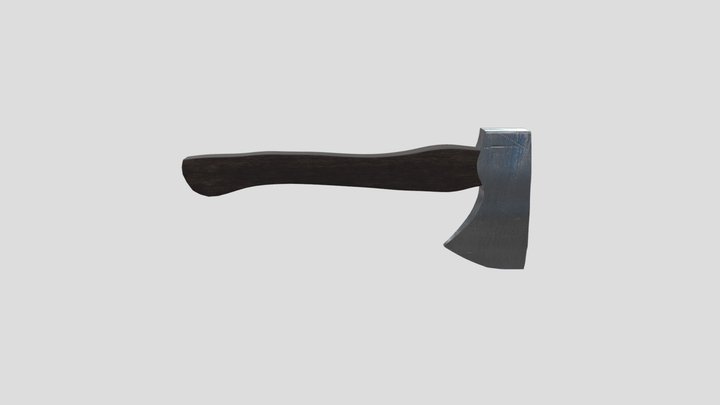 Worn Axe 3D Model