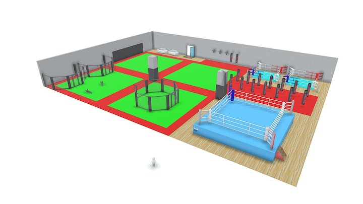 TOP TEN Gym 3D Model