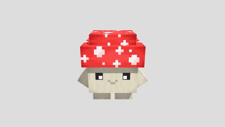 Minecraft Mushroom Pet 3D Model