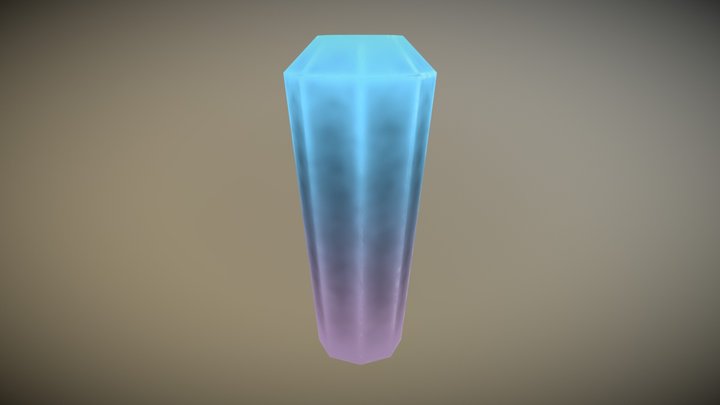 Bush Crystal Low 3D Model