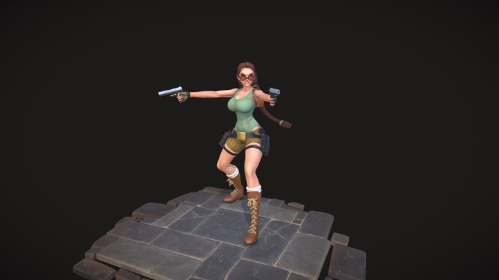 Tomb Raider fan art 3D Model