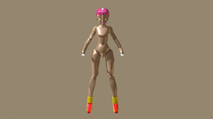 "real" person 3D Model