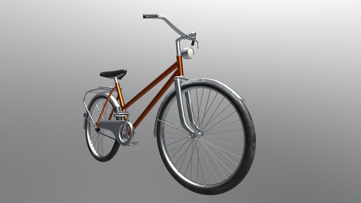 My vintage bike 3D Model