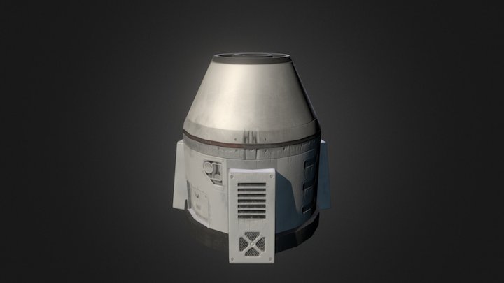 Space Capsule 3D Model