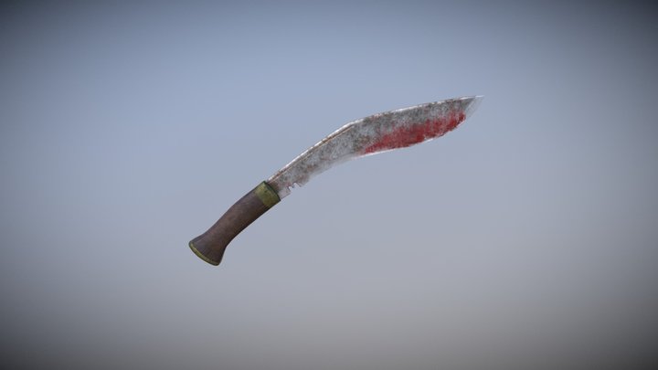 Kukri knife 3D Model