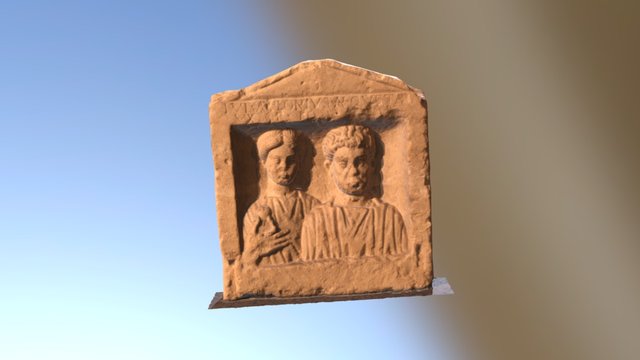 Relief funéraire Gallo-romain. Musée d'Aquitaine 3D Model