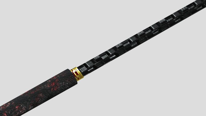 Samurai Sword 3D Model