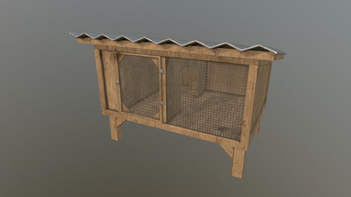 Chicken Coop 3D Model