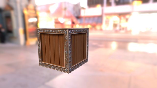 Crate 2 3D Model