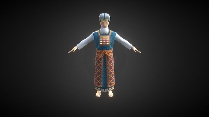 Jewish High Priest 3D Model