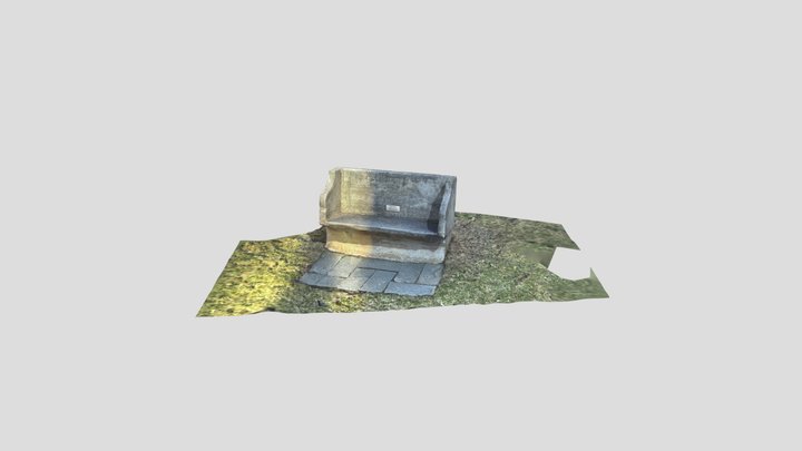 SU Kissing Bench 3D Model