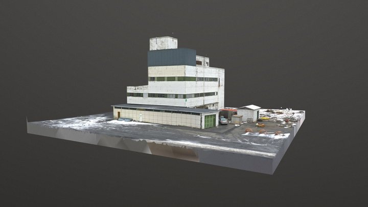 Gufunes Building 3D Model