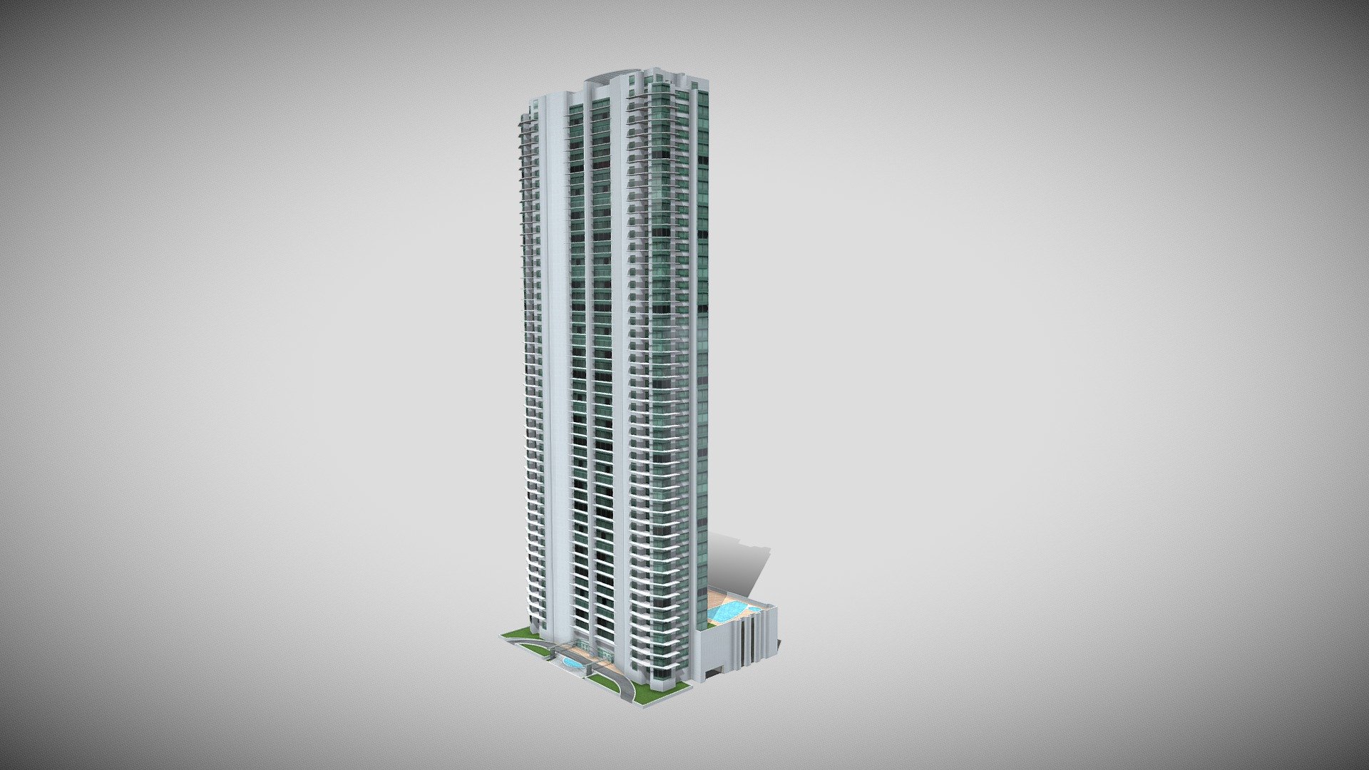 Condo 018 3D Model - FlatPyramid