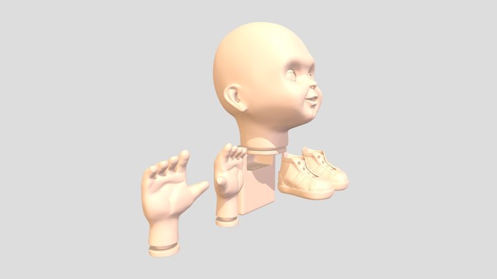 CHUCKY PELUCHE 3D Model