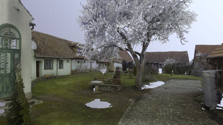 Curtea cu suri, Dealu Frumos, Sibiu, Romania 3D Model