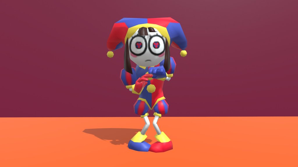 Pomni (Low Poly model)