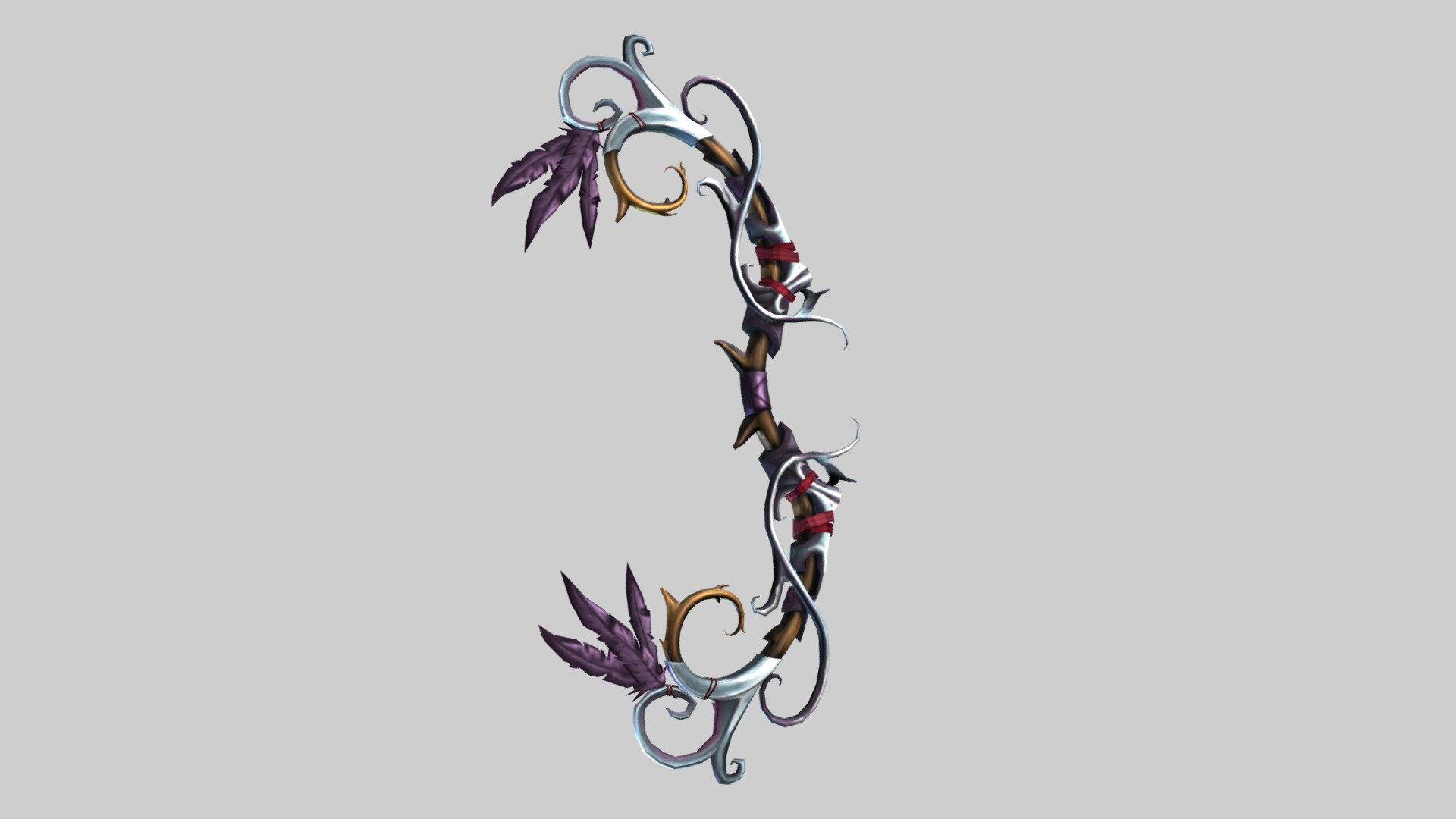 Kaldorei Moon Bow - Word of Warcraft (WoW) - Download Free 3D model by ...