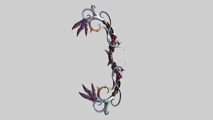 Kaldorei Moon Bow - Word of Warcraft (WoW) 3D Model