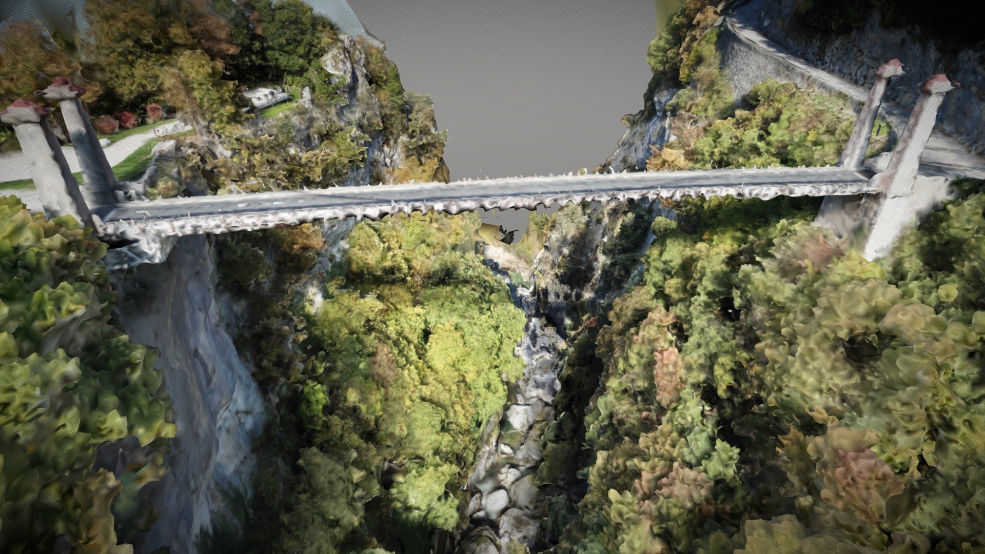 3D Bridge Photogrammetry Pont de l'Abime Annecy