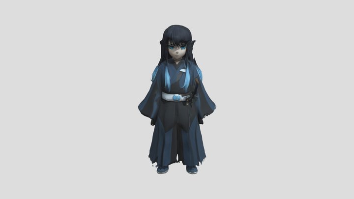 Muichiro Tokito 3D Model