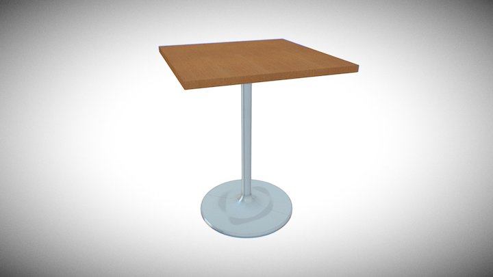 Albaredo 70 60x60-beech 3D Model