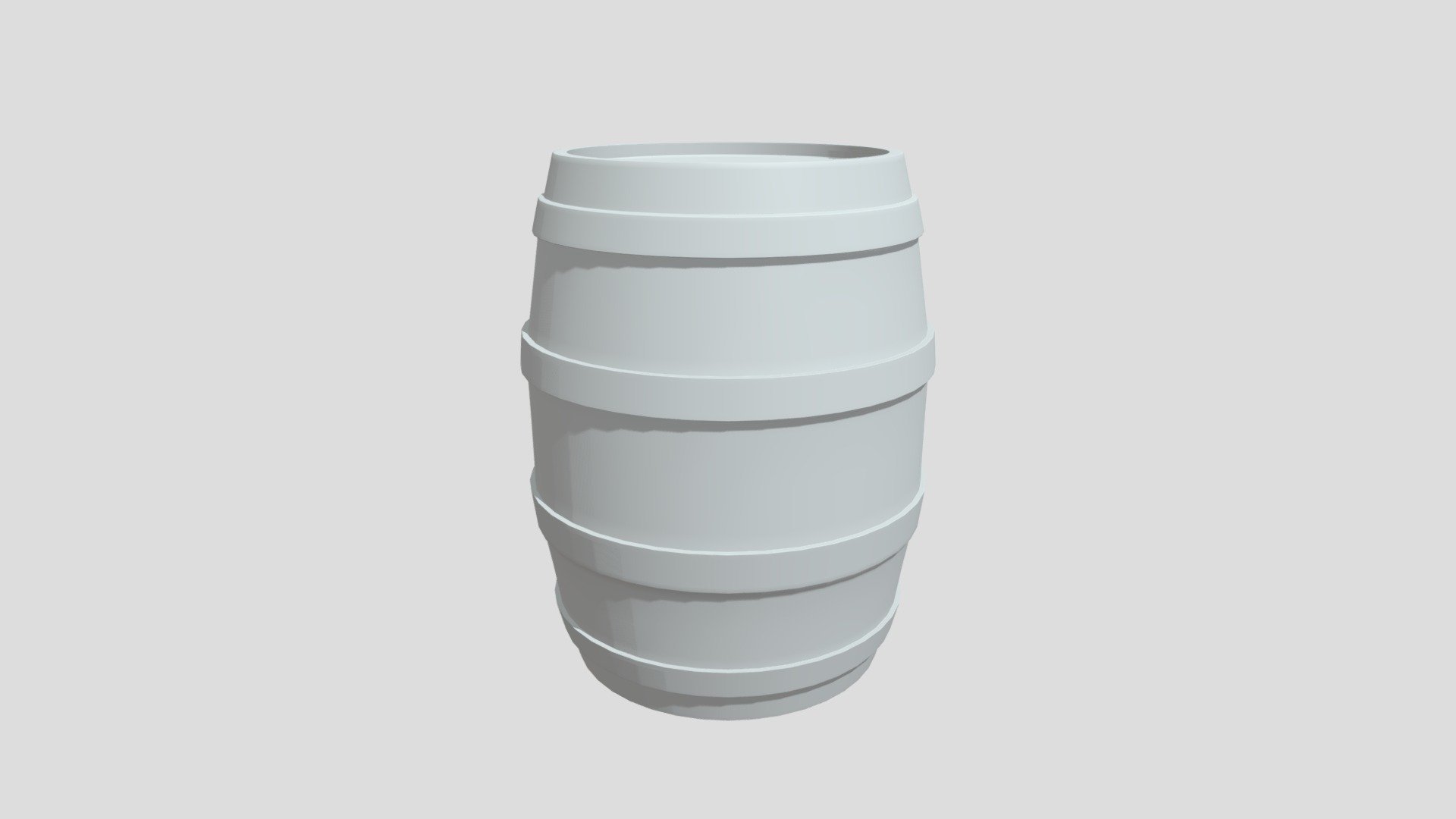 Barrel High Poly
