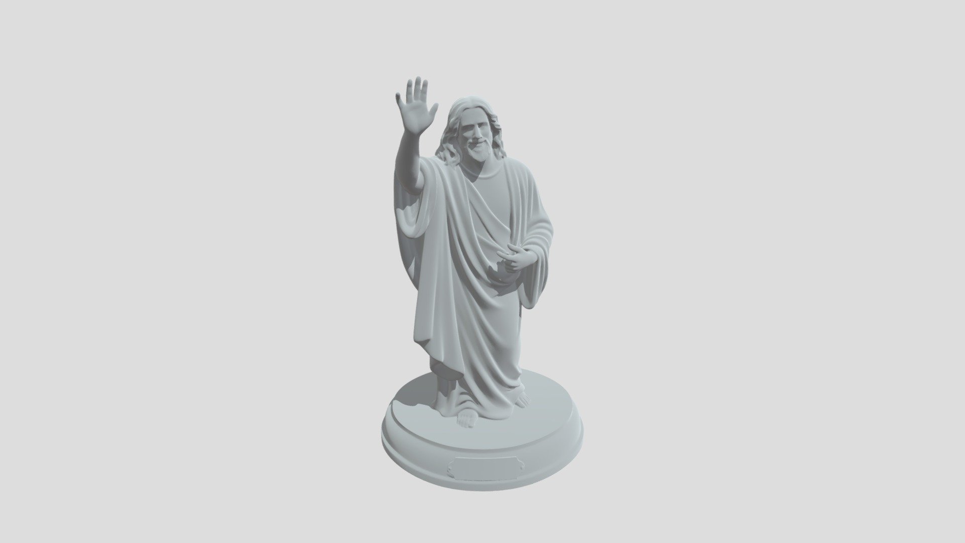 JESUS_base maior sem escrita - 3D model by PENAFIL [b3e4b4e] - Sketchfab