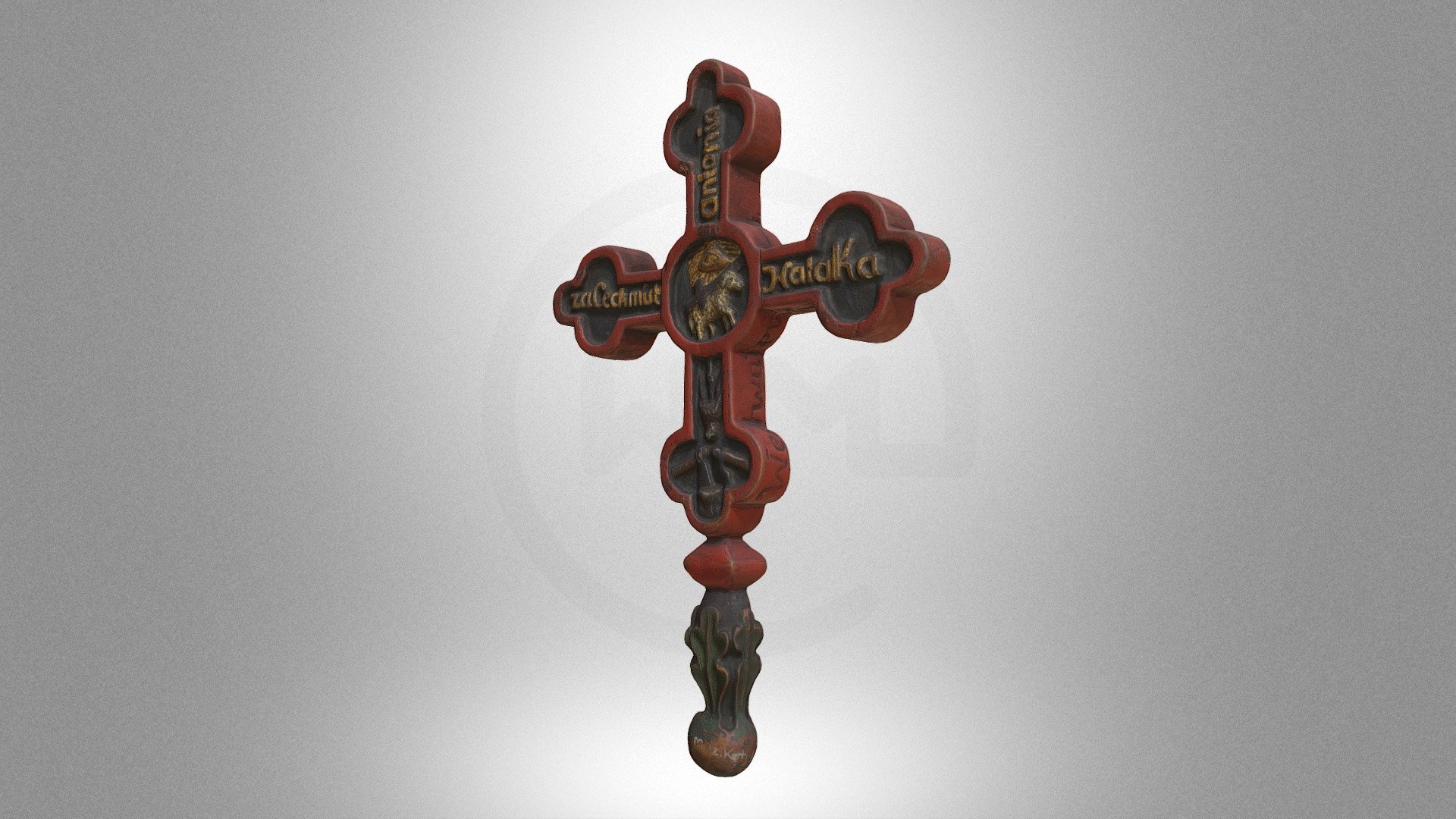 Cross of butchers' guild in Kęty