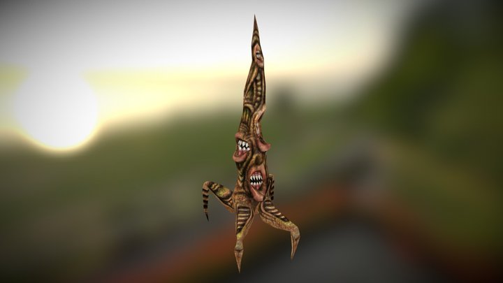 Tentacle Monster 3D Model