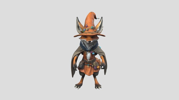 FREE Fox wizard adventurer