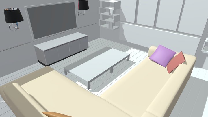 Living room 3D Model