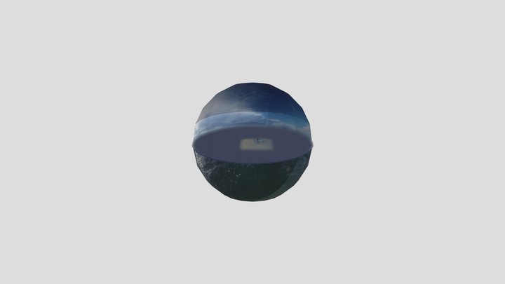 Beach House-Metaverse Environment-Baked Lighting 3D Model