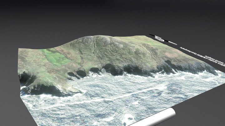 Horn Head Slide & Rough Point Sill, Ireland – Modelo 3D gratuito STL