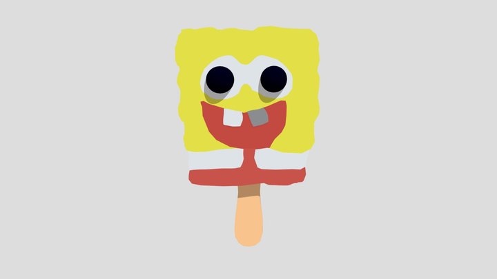 The Most Perfect Spongebob Popsicle 3D Model
