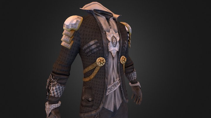 Kickstarter Exclusive - Male Costume 3D Model