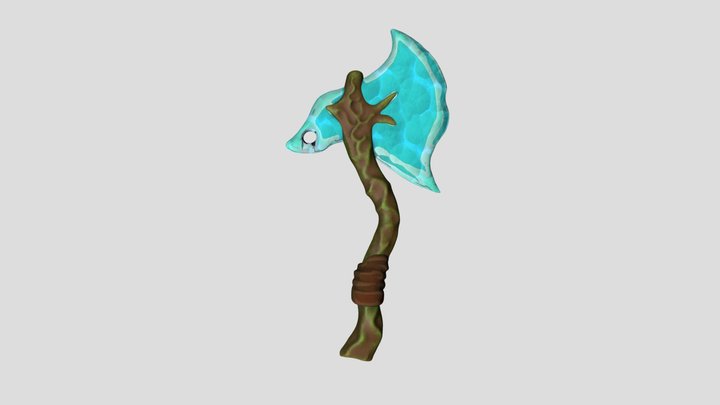 stylized axe 3D Model