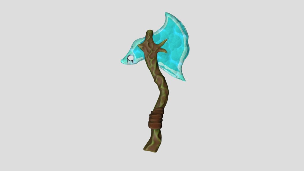 stylized axe