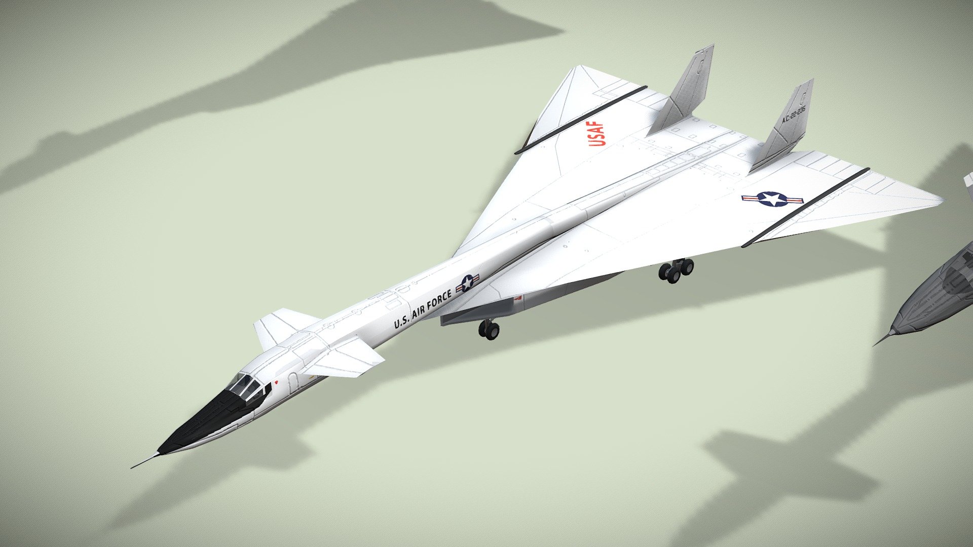 XB-70 Valkyrie, 3D models download