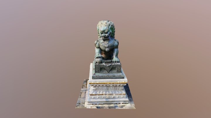 頤和園石獅子 3D Model