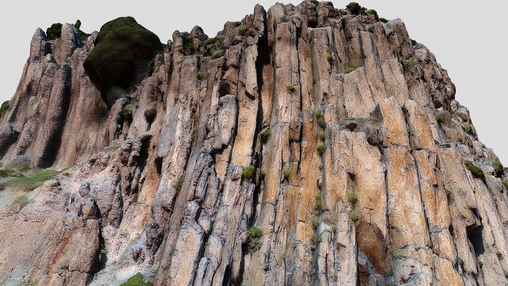 columnar-lavas-lesvos-greece 3D Model