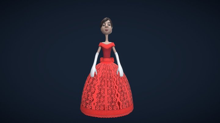 Lady 3D Model