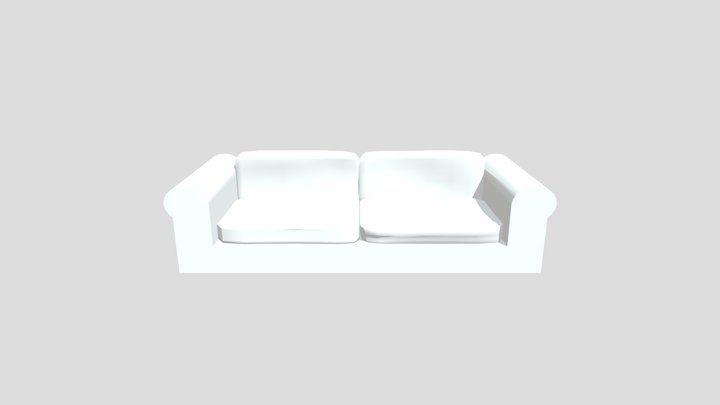 Old Couch 3D Model