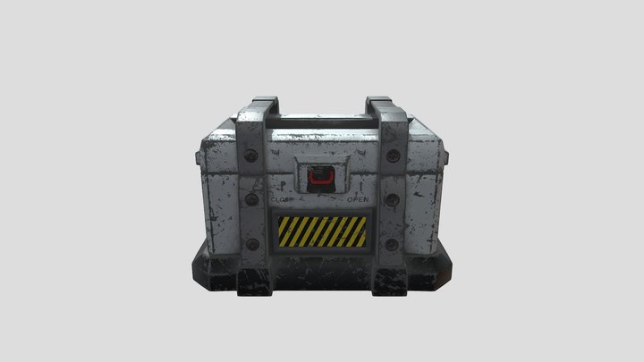 Nuclear container 3D Model