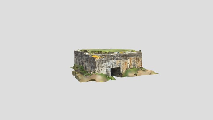 Sikringsstilling_Nord bunker 3D Model