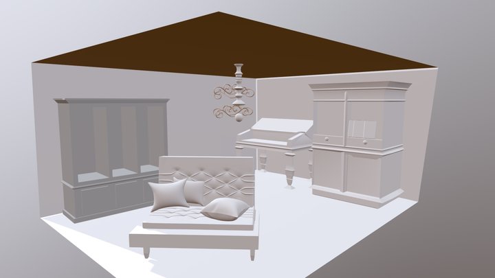 Sala De Leitura 3D Model