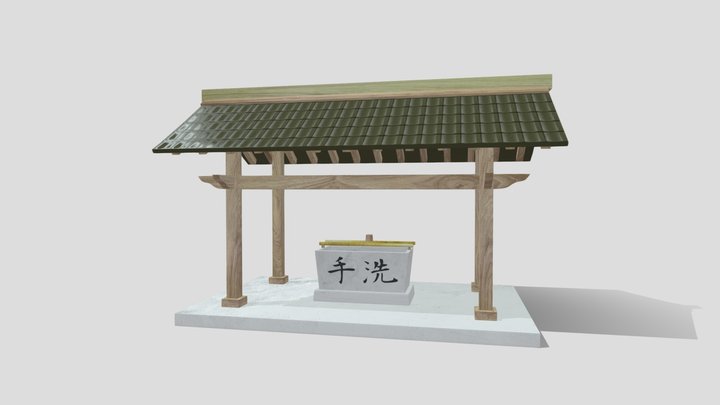 japanese temple 3D Model