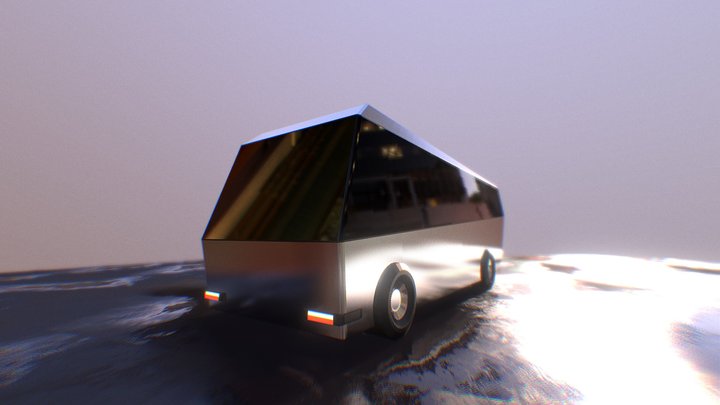 The Future Bus 3D Model