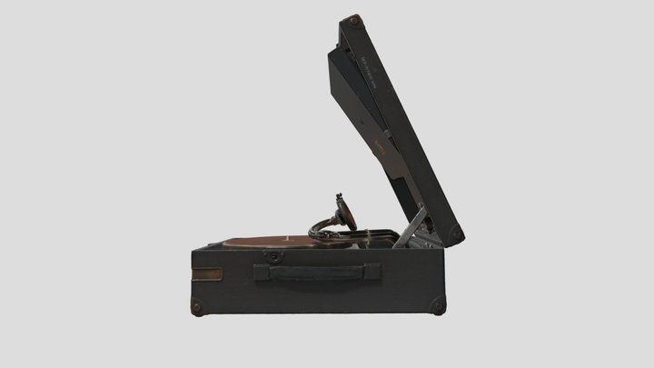 His Master’s Voice 101 suitcase gramophone – Free 3D Model STL